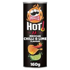PRINGLES HOT LIME 160G