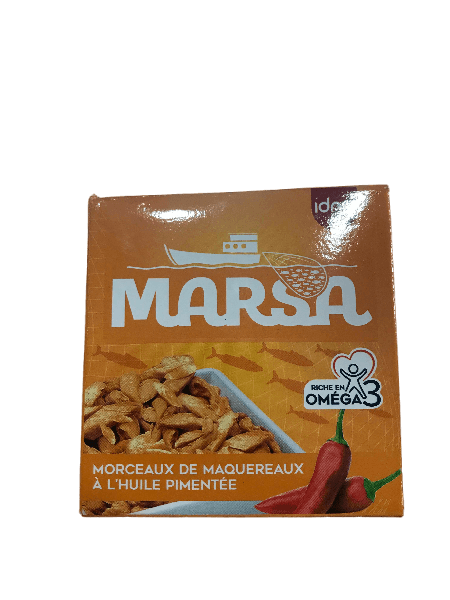Morceaux de maquereau Piment Marsa 80 gr