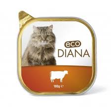 ECO DIANA -PÂTÉ EN BARQUETTE AU BOEUF POUR CHATS - 100G