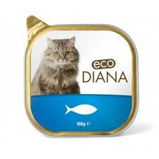ECO DIANA - PÂTÉ EN BARQUETTE AU POISSON POUR CHATS -100G