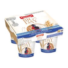 YAOURT BIG DAY FRUITS ROUGES-CEREALES 120G